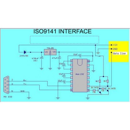 Schematic K-Interface ISO9141 MAX232